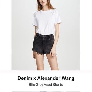 Denim x Alexander Wang bite gray denim 26